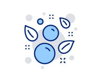 Temiz kabarcıklar satır simgesi. Çamaşır şampuanı işareti. Giyim temizleyici.