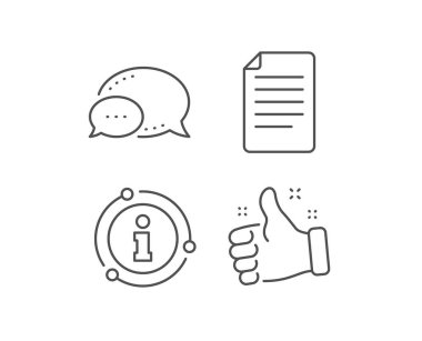 Belge Yönetimi satır simgesi. Dosya işareti. Vektör