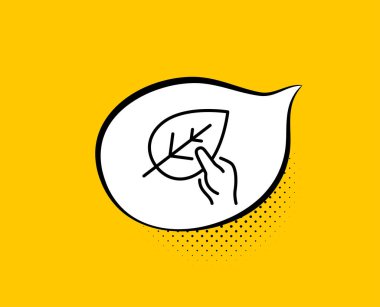 Organik test çizgi simgesi. Biyo kozmetik işareti. Paraben. Vektör