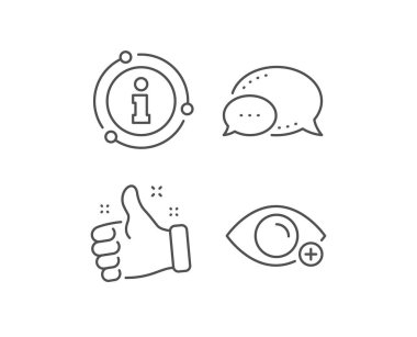 Uzaklık çizgisi simgesi. Göz diopteri işareti. Optimetri görüşü. Ve