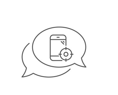 Seo telefon hattı simgesi. Akıllı telefon hedefleme işareti. Trafik Yönetmenim