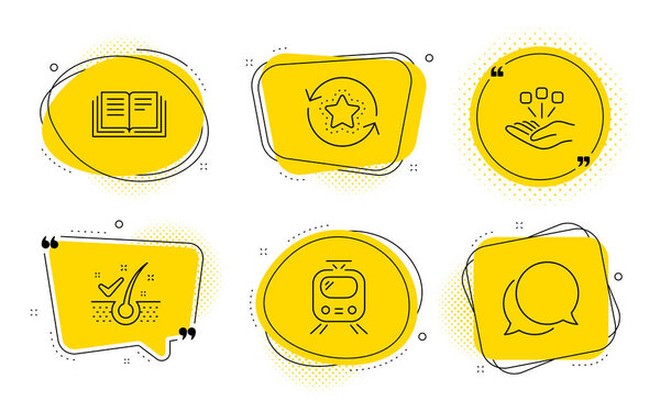 Набор значков образования, консолидации и поездов. Анти-перхоти
