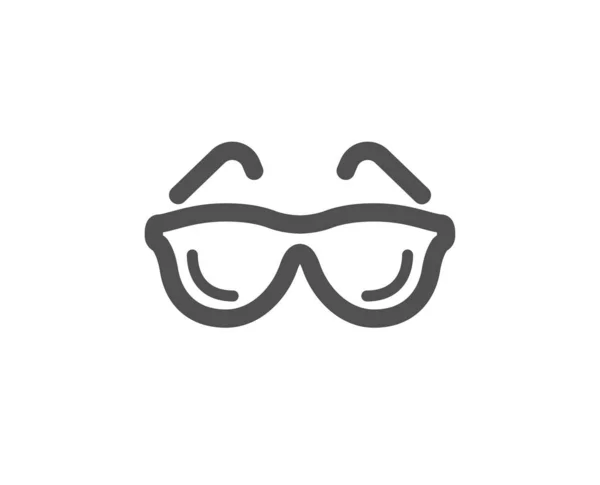 Icono de gafas. Signo de clínica oculista. Optometría de visión. Vector — Archivo Imágenes Vectoriales