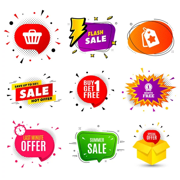 Summer Sale. Special offer price sign. Vector — Stock Vector