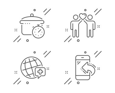 Kaynatma tavası, Dünya tıbbı ve Friends 'in çift simgeleri. Incomi