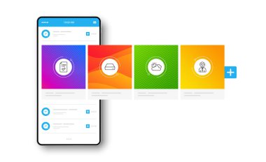 Güneşli hava, Mini PD ve Onaylanmış Liste simgeleri ayarlandı. Boşluk