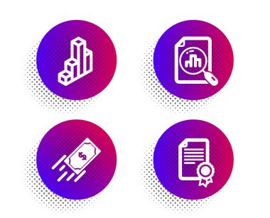 Hızlı ödeme, 3D grafik ve Analitik grafik simgeleri ayarlandı. Sertifika