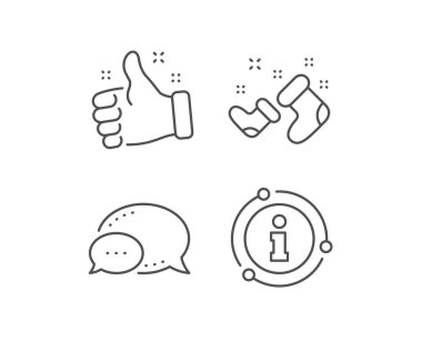 Santa boots çizgi simgesi. Noel ya da Yeni yıl işareti. Vektör