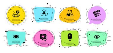 Yıldız, Göz ve Arkadaşlar sohbet simgeleri ayarlandı. Aşağı kaydır, kredi kartı a