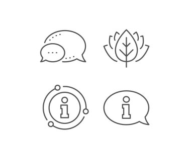 Bilgi satırı simgesi. Bilgi merkezi işareti. Vektör