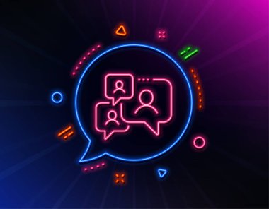 Sohbet hattı simgesini destekle. Yorum imzası. Konuşma balonu mesajı. Ve