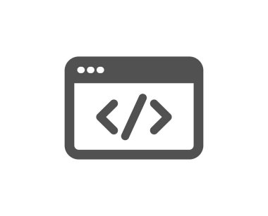 Seo betik simgesi. Web programlama işareti. Trafik idaresi. Vecto