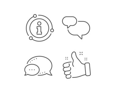 Sohbet satırı simgesi. Konuşma balonu işareti. Sosyal medya iletisi