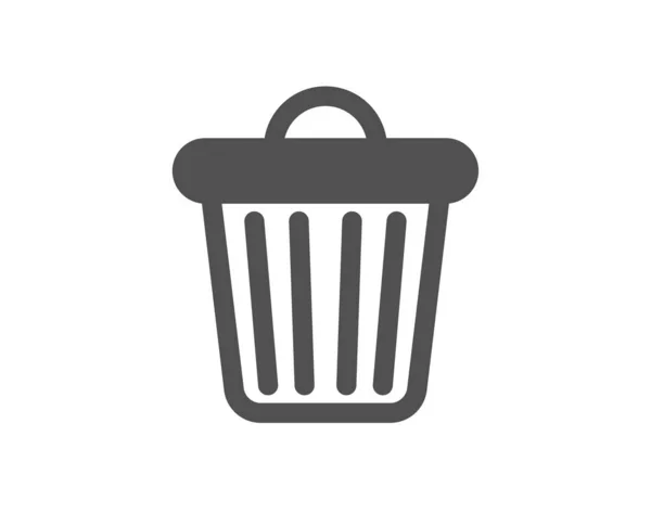 Mülleimer-Symbol. Müll, Müll. Löschen, Löschen. Vektor — Stockvektor