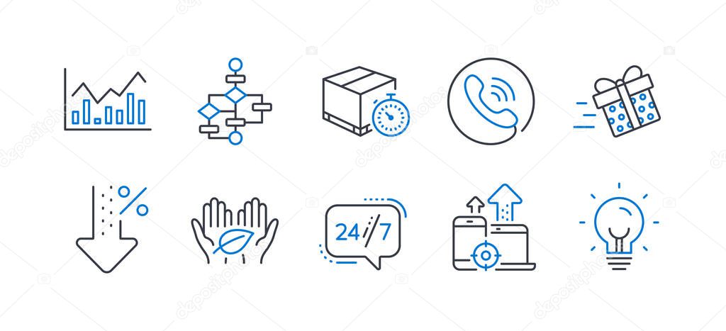 Set of Business icons, such as Block diagram, Fair trade, Presen