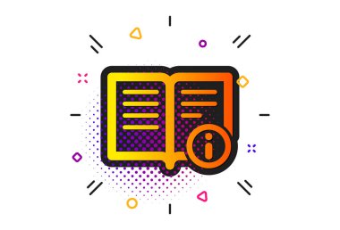 Teknik bilgi simgesi. Talimat işareti. Vektör