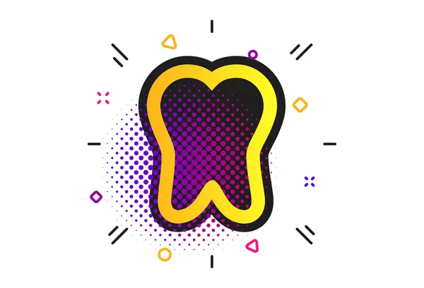 Icono de signo dental. Símbolo de cuidado dental. Vector — Vector de stock