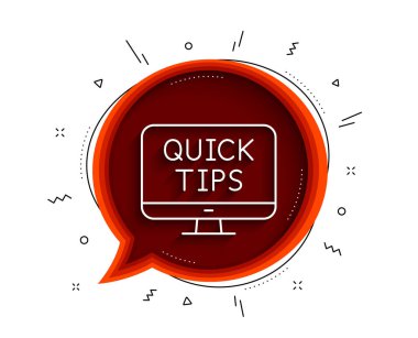 Hızlı ihbar hattı simgesi. Gölgeli sohbet balonu. Yararlı numaralar işareti. Web öğretim sembolü. İnce çizgili web öğretim simgesi. Vektör