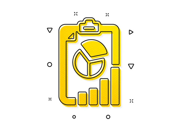 Gráfico Columna Signo Gráfico Circular Reportar Icono Símbolo Análisis Mercado — Archivo Imágenes Vectoriales