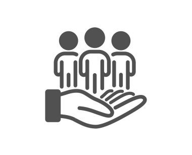 En iyi alıcı simgesi. Müşteri grubu imzası. Müşteri özeni sembolü. Klasik düz stil. Kalite tasarım elemanı. En iyi alıcı simgesi. Vektör