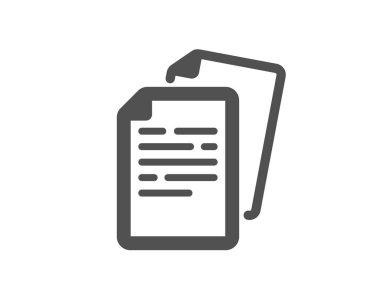 Belge simgesi. Doktor dosya sayfası işareti. Ofis sembolü. Klasik düz stil. Kalite tasarım elemanı. Basit belge simgesi. Vektör