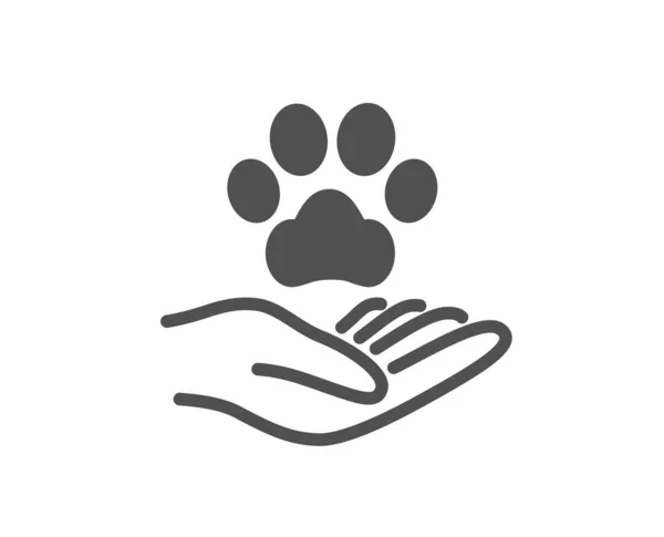Κατοικίδια Φροντίδα Εικονίδιο Υπογραφή Κτηνιατρικής Κλινικής Σύμβολο Υγείας Σκύλου Κλασικό — Διανυσματικό Αρχείο