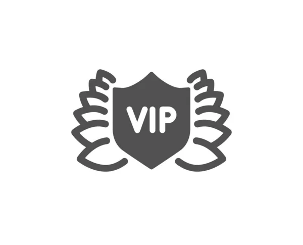 Icône Sécurité Vip Très Important Signe Protection Personne Symbole Privilège — Image vectorielle