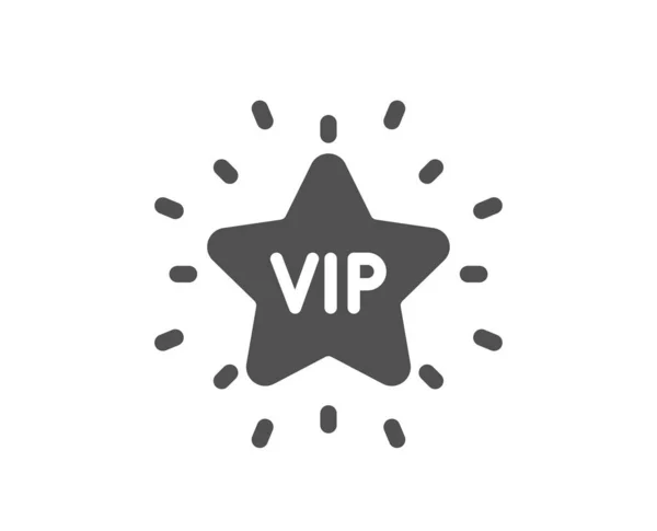 Vip Icon Very Important Person Star Sign Member Club Privilege — Stock Vector