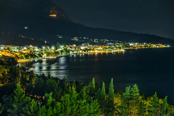 Noche junto al mar — Foto de Stock