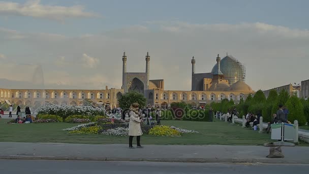 Мечеть Исфахан-шах — стоковое видео