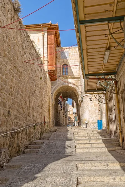 Jerusalén Calle estrecha —  Fotos de Stock