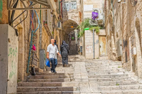 Via delle scale a Gerusalemme — Foto Stock