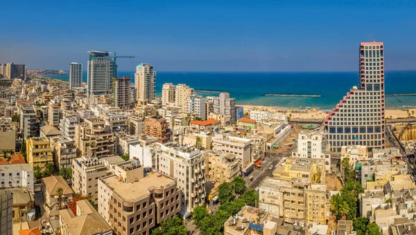 Tel Aviv Luftaufnahme — Stockfoto