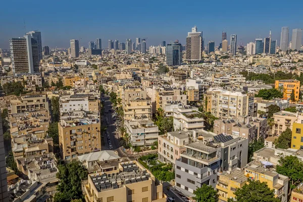 Tel Aviv város légi — Stock Fotó