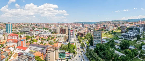 Pristina panoramic view — Stock Photo, Image