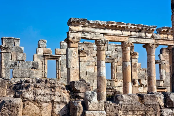 Apamea zerstört syrien — Stockfoto