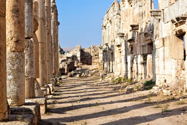 Apamea häuser syrien — Stockfoto