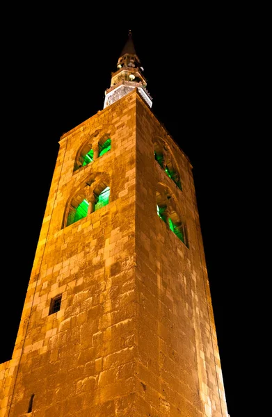 Tallest minaret Umayyad Mosque in Damascus — Stock Photo, Image