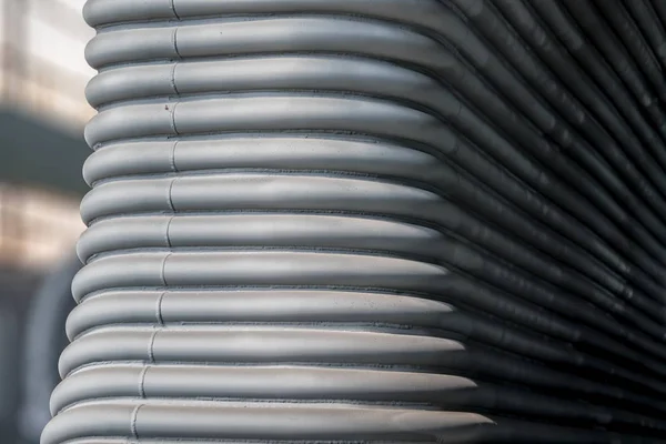 Metal pipes background — Stock Photo, Image
