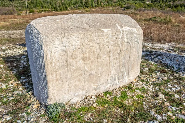 Stecak 中世纪墓碑 — 图库照片