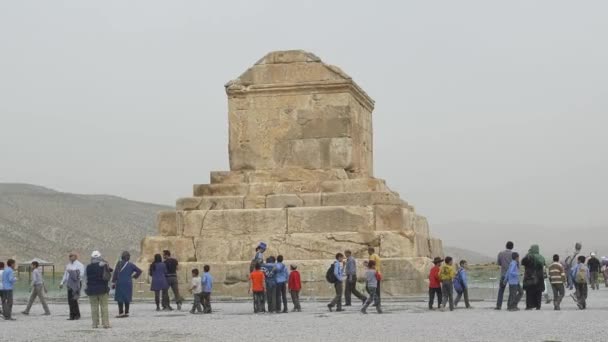 Pasargad Gran tumba de Ciro — Vídeo de stock