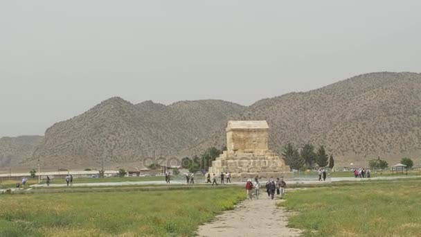 Pasargad Gran tumba de Ciro — Vídeo de stock