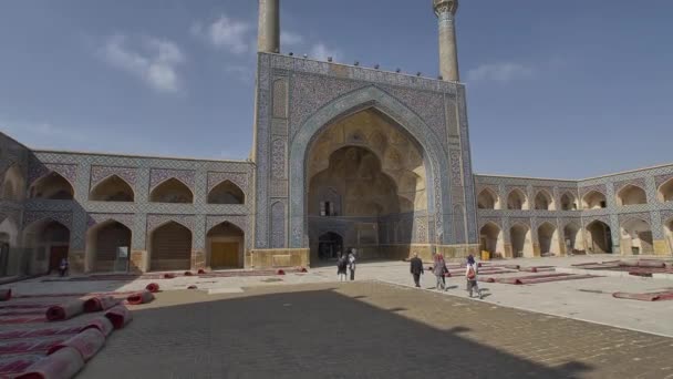 İsfahan 'ın Jameh Camii — Stok video