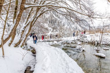 Plitvice Gölleri kış
