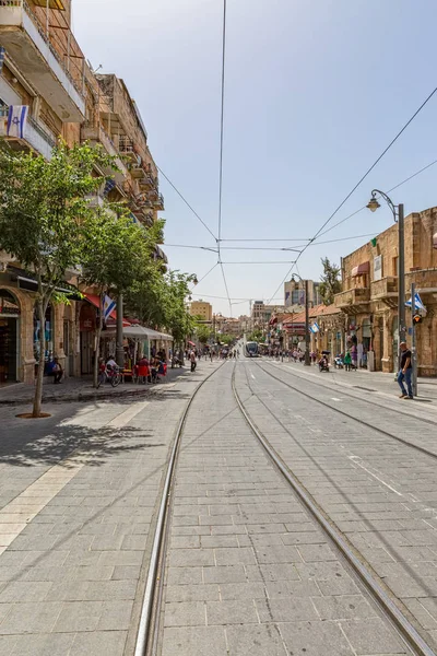 Jeruzalém Yaffo ulice — Stock fotografie