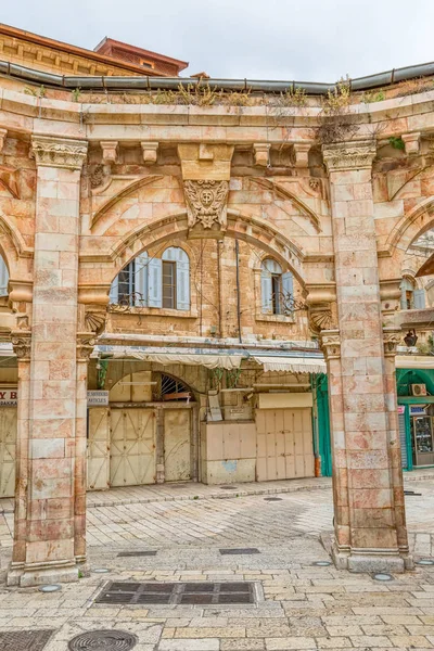 Jerusalem old bazaar architecture — Stock Photo, Image