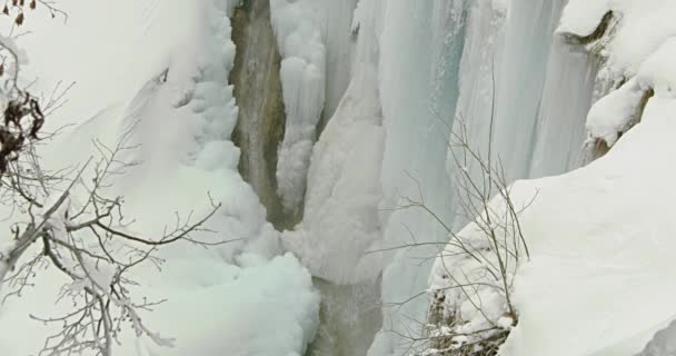 Dettaglio cascata laghi di Plitvice — Video Stock