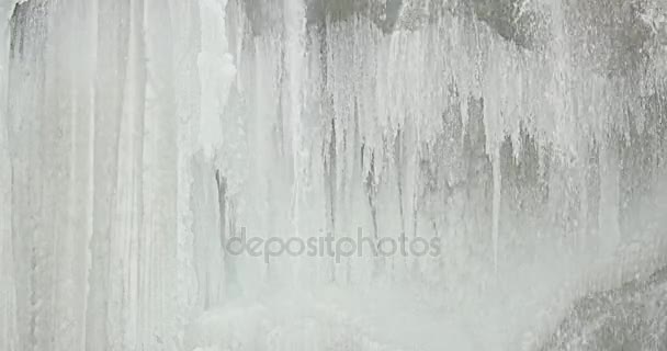 Dettaglio cascata laghi di Plitvice — Video Stock