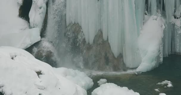 Водопад Плитвицких озер — стоковое видео