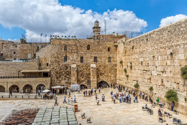 Muro ocidental Jerusalém — Fotografia de Stock